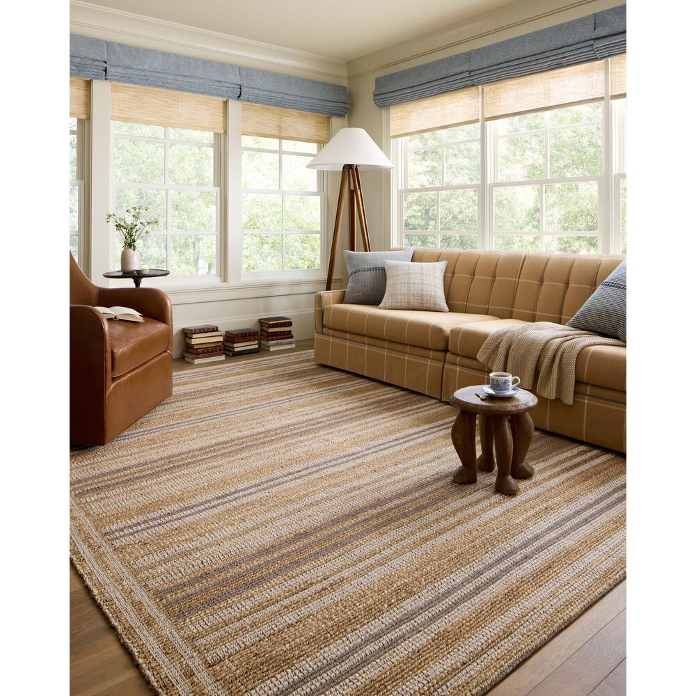 Chris Loves Julia x Loloi Judy 8&#39;6&quot; x 11&#39;6&quot; Natural and Dove Area Rug, , large