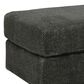 Ashley Karinne Oversized Accent Ottoman in Smoke, , large