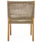 Hearth and Haven 7-Piece Outdoor Rectangular Dining Set with Cream Cushion in Teak, , large