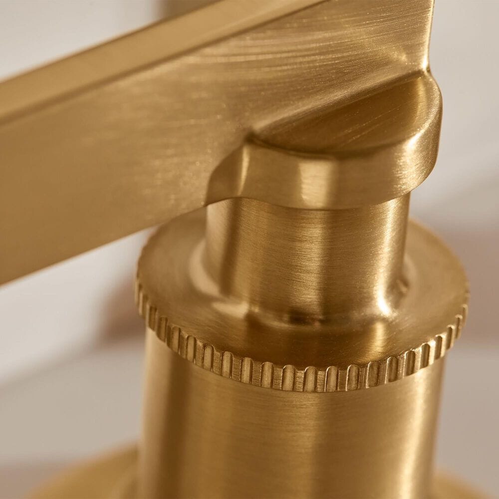Kohler Castia Widespread Bathroom Sink Faucet in Vibrant Brushed Moderne Brass, , large