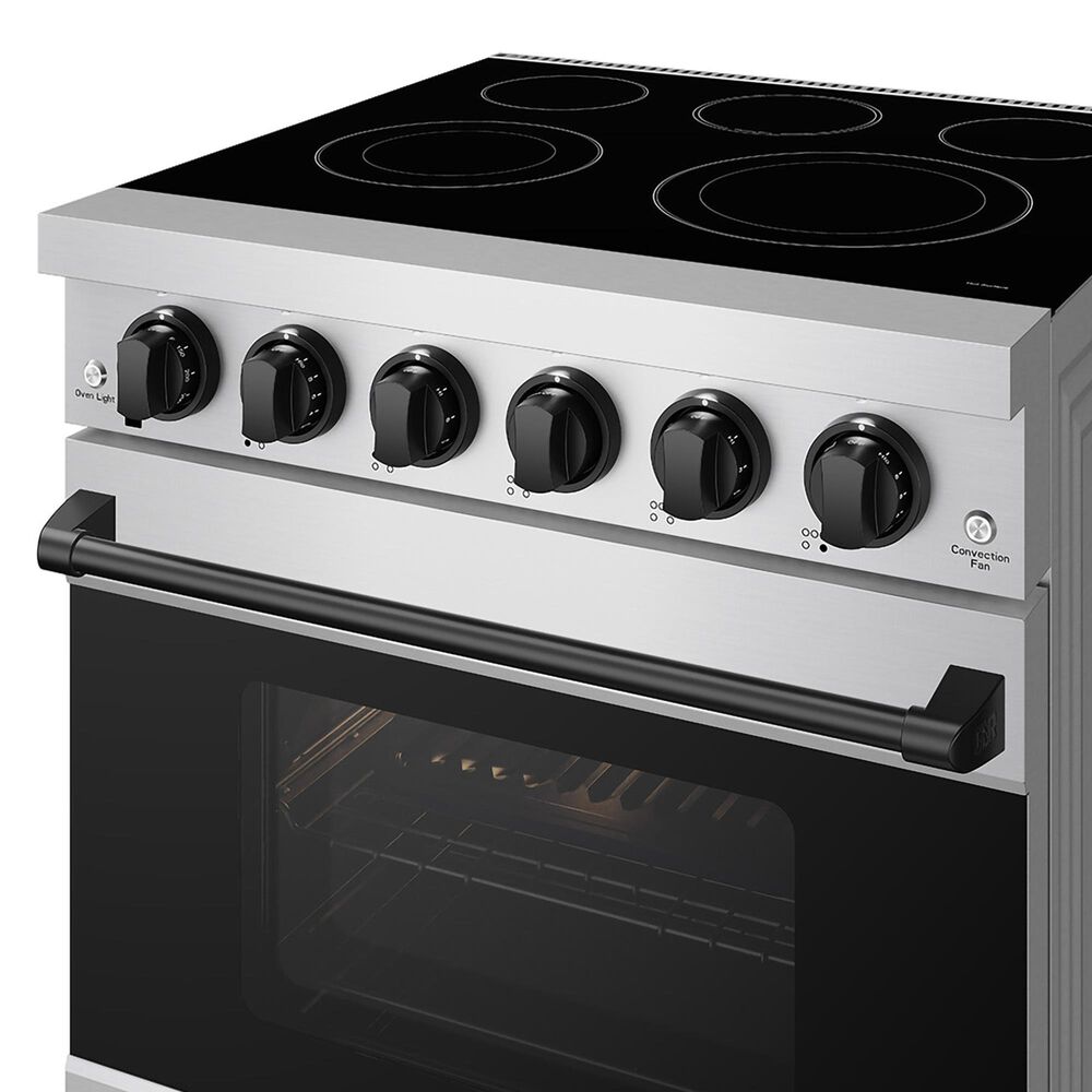 Thor Kitchen Gordon Ramsay 4.6 Cu. Ft. Professional Freestanding Electric Range with Black Handle Kit in Stainless Steel, , large