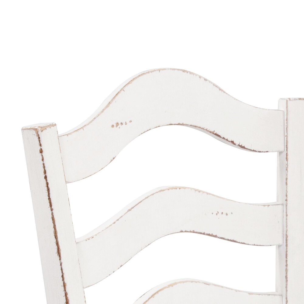 Belle Furnishings Magnolia Manor Counter Chair in White &#40;Set of 2&#41;, , large