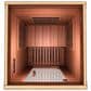 EZlife Elite 1-Person Compact Ultra Low EMF FAR Infrared Home Sauna in Natural Hemlock, , large