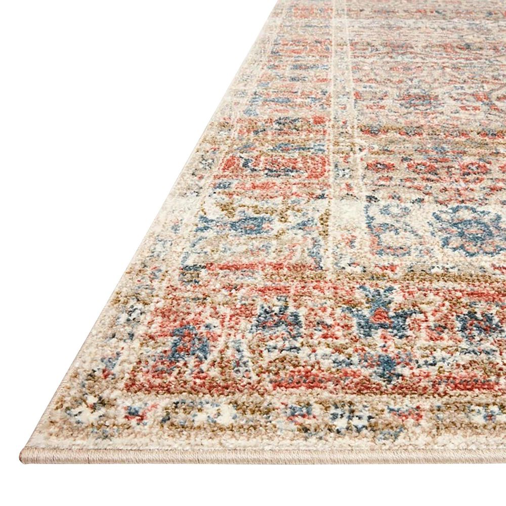 Loloi II Saban SAB-05 2&#39;7&quot; x 4&#39; Sand and Rust Area Rug, , large