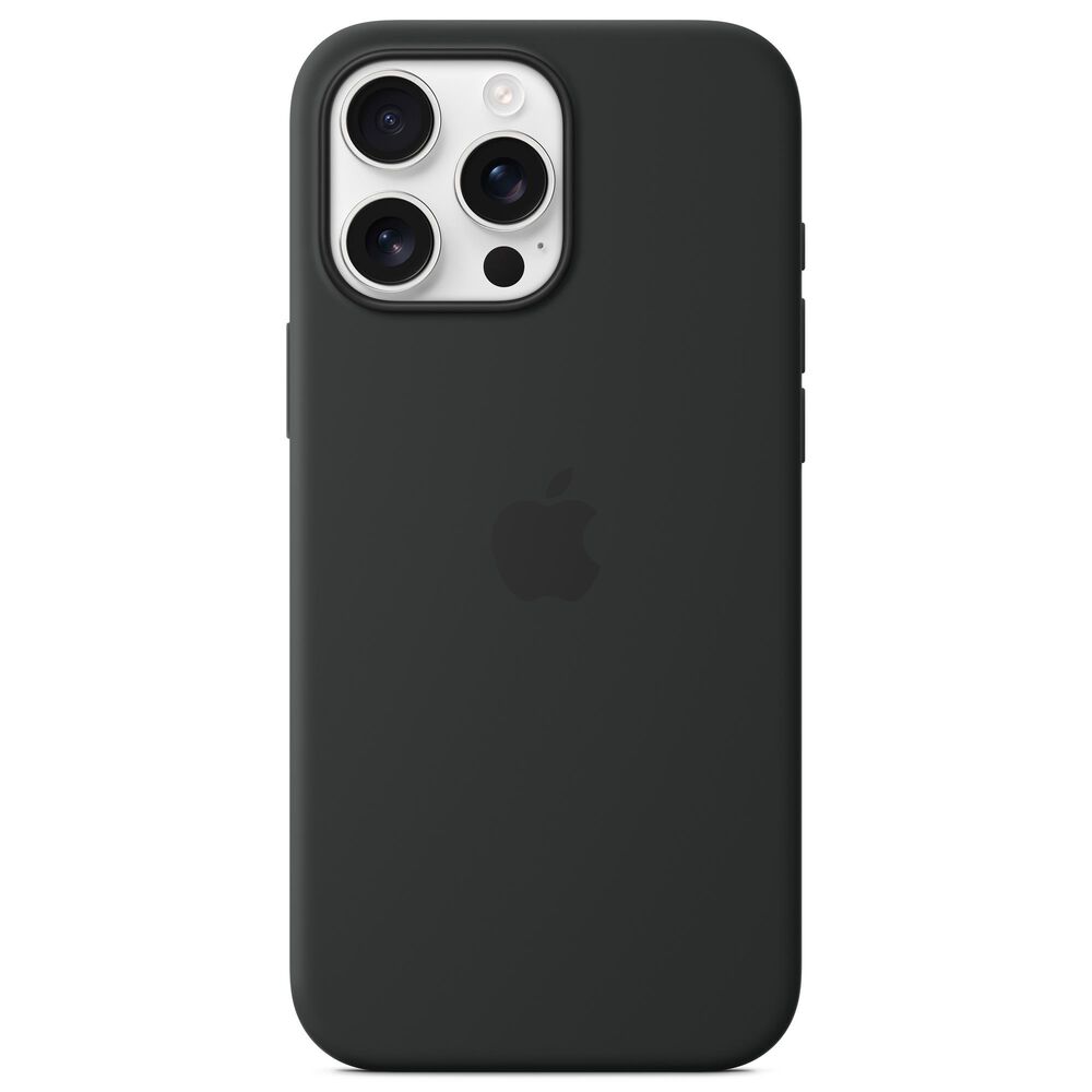 Apple Silicone Case with MagSafe for iPhone 16 Pro Max in Black, , large