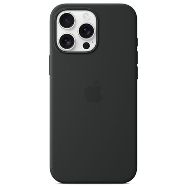 Apple Silicone Case with MagSafe for iPhone 16 Pro Max in Black, , large