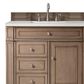 James Martin Vanities Bristol 36" Single Bathroom Vanity in Whitewashed Walnut with 3 cm Lime Delight Quartz Top and Rectangular Sink, , large