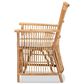 Baxton Studio Rose Rattan Arm Chair in White, , large