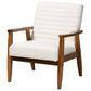 Baxton Studio Stratton Arm Chair in Cream, , large