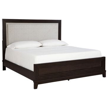 Ashley Neymorton King Panel Bed in Dark Grayish Brown, , large
