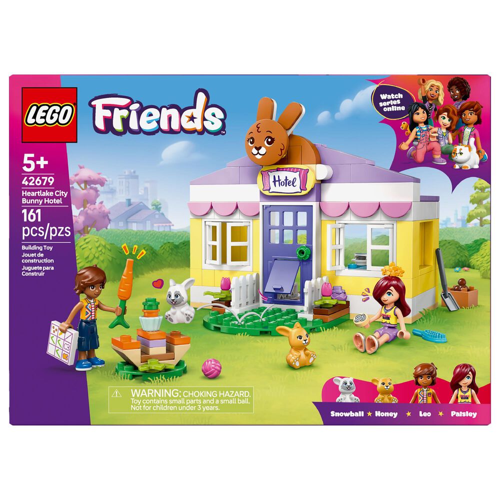 LEGO Friends Heartlake City Bunny Hotel Building Set, , large