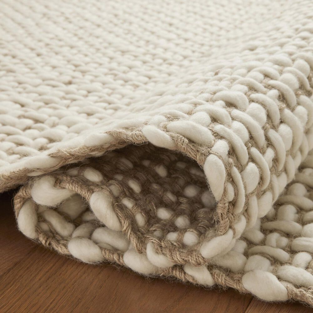 Amber Lewis x Loloi Yellowstone 3&#39;6&quot; x 5&#39;6&quot; Natural and Ivory Area Rug, , large