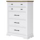 Ashley 5-Piece Queen Bedroom Set in White and Natural, , large