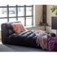 Moe"s Home Collection Ramsay Leather Chaise in Black, , large