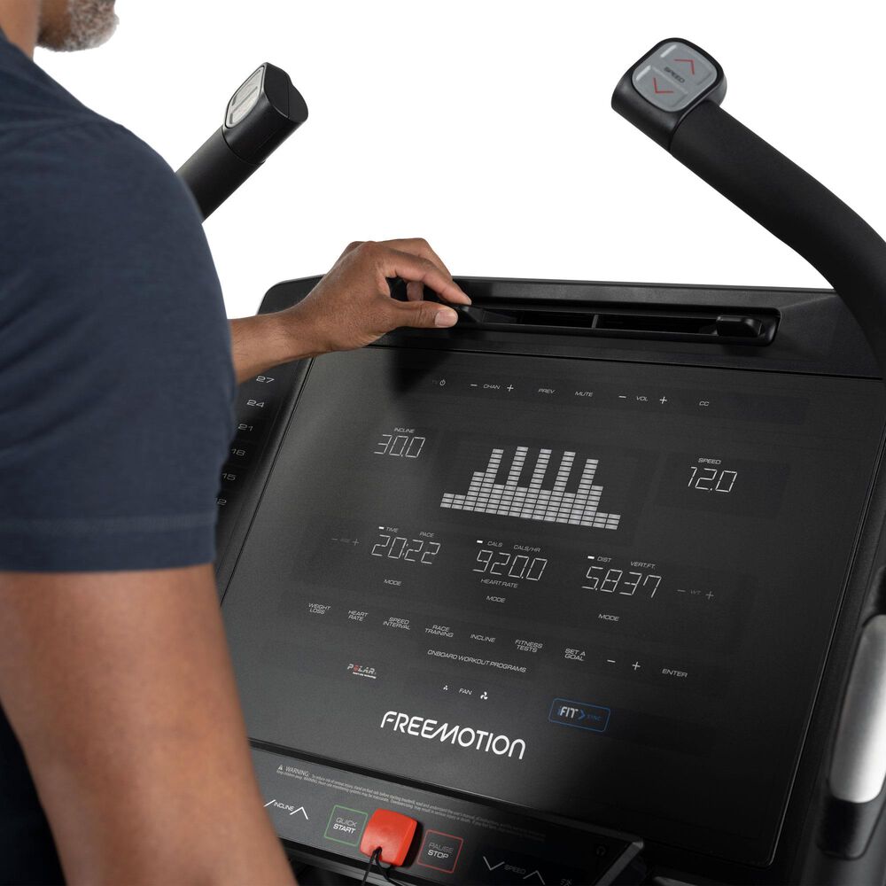 FreeMotion I10.9B Incline Trainer in Black, , large