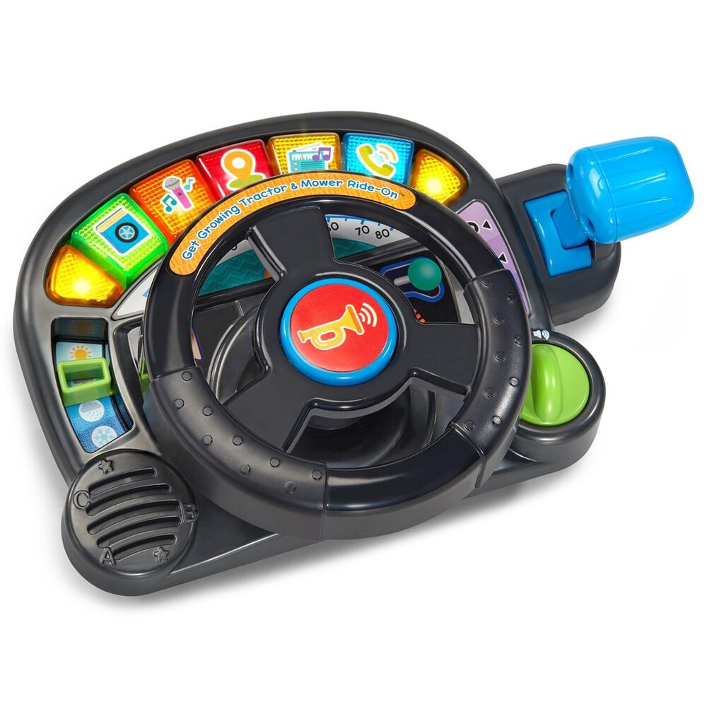 Vtech Get Growing Tractor and Mower Ride-On in Multicolor, , large