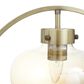 Maple and Jade LED Rotary Socket Table Lamp in Gold, , large