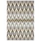 Oriental Weavers Verona 004D6 6"7" x 9"6" Grey and Taupe Area Rug, , large