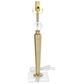 Maple and Jade Inverted Cone Table Lamp in Gold and Clear, , large