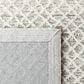 Safavieh Micro-Loop MLP353F 5" x 8" Gray and Ivory Area Rug, , large