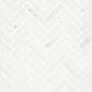 Shaw Eterna Alps Thassos 10.25" x 12.5" Natural Stone Mosaic Sheet, , large