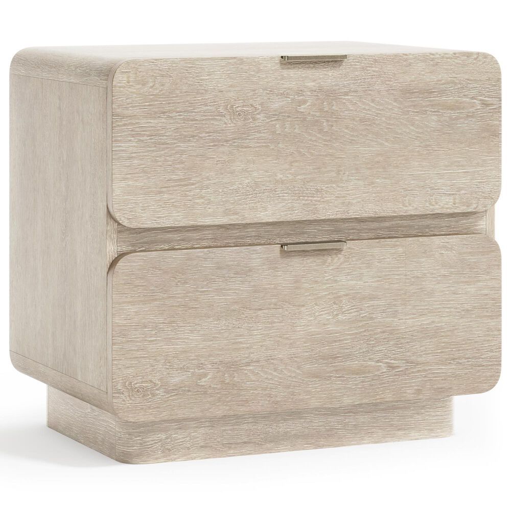 Bernhardt Antibes 5-Piece King Upholstered Panel Bedroom Set in Roz with USB Ports, , large