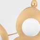Troy Lighting Olson 5-Light Chandelier in Vintage Gold Leaf, , large