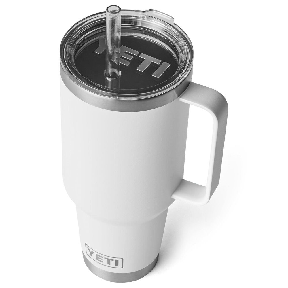 YETI Rambler 42 Oz Straw Mug with Straw Lid in White, , large