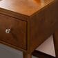 Linon Home Decor Viola Vanity with Stool in Walnut, , large