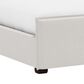 Bernhardt Griffin King Upholstered Panel Bed in White and Cream, , large