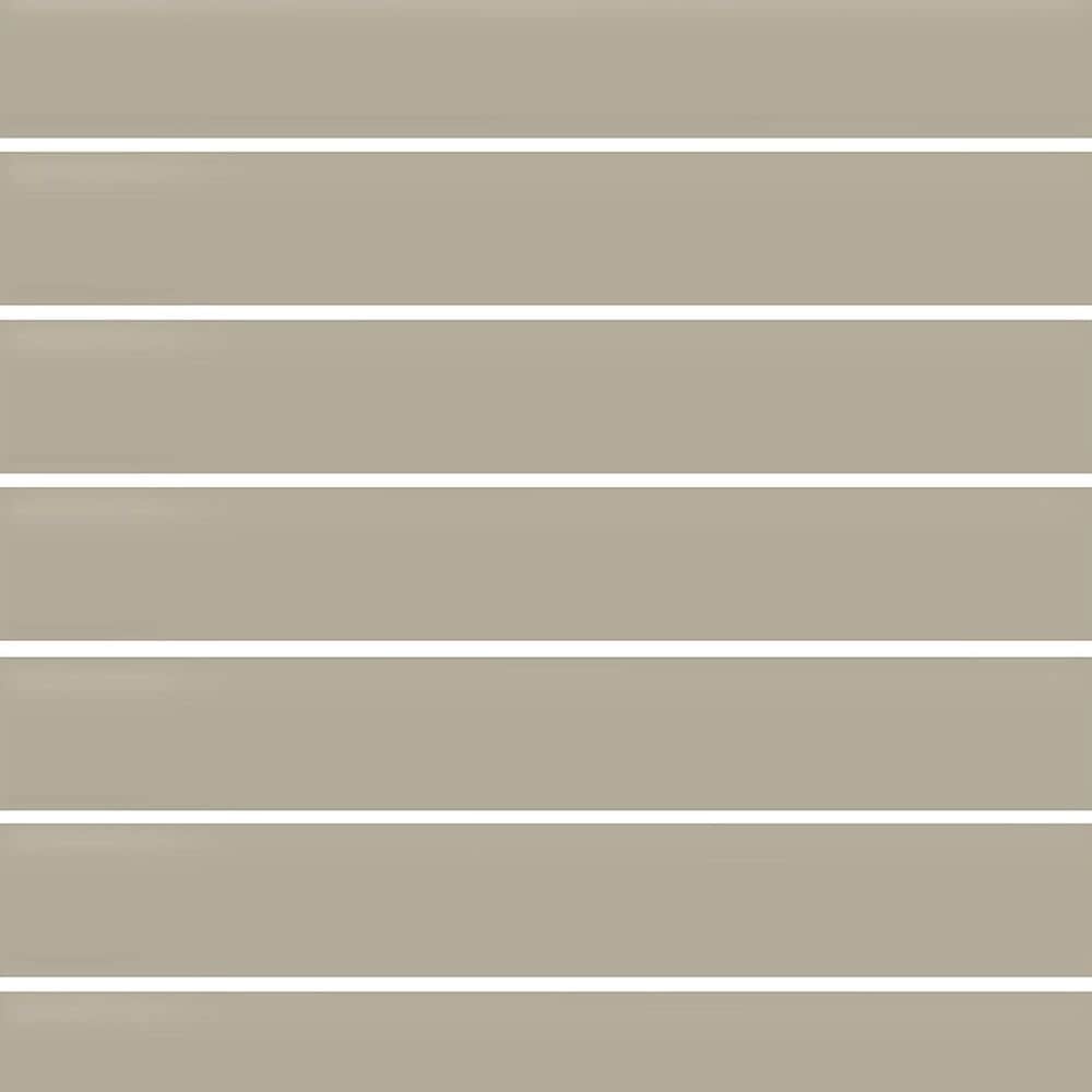 Mohawk® Modern Dimensions Matte Architectural Gray 4 x 8 Ceramic Wall Tile