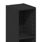 HOMLUX 2-Tier Open Bookcase with 8" Shelf in Blackwood, , large