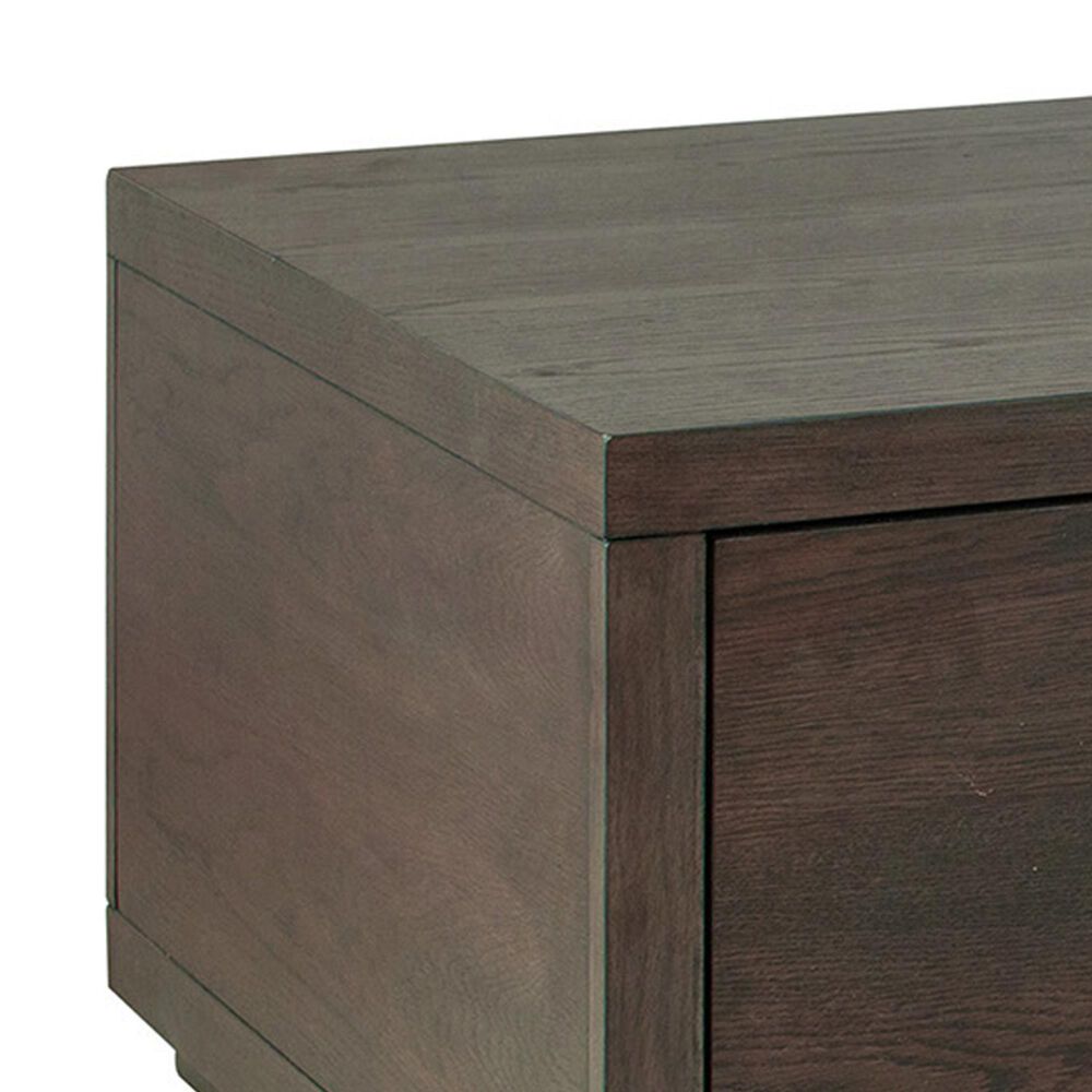 Nicolette Home Merrick Rectangular Cocktail Table with Casters in Homestead Brown and Clear, , large