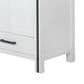 Lexora Home Ziva 72" Double Bathroom Vanity in White with 2 cm White Quartz Top and Rectangular Sinks, , large
