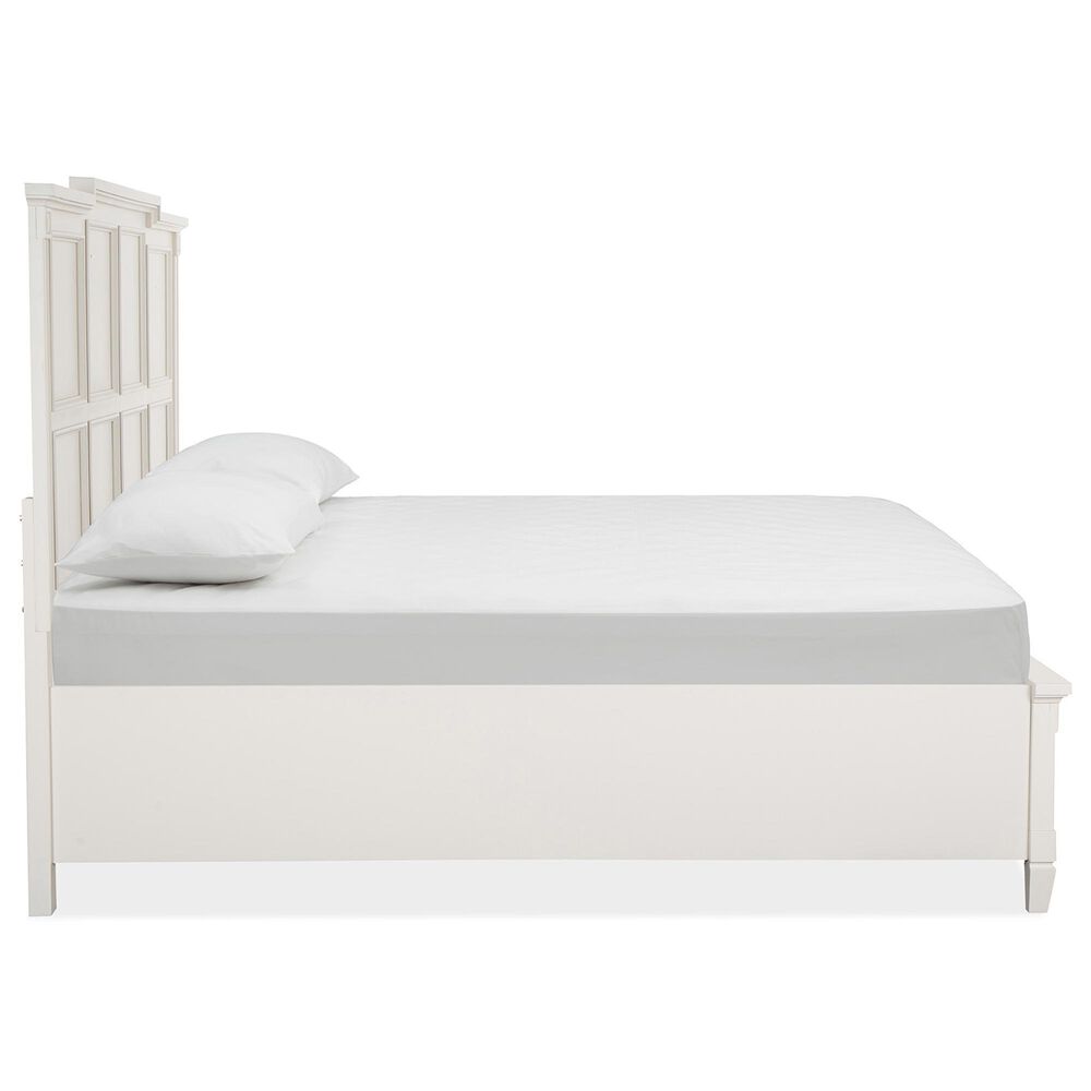 Nicolette Home Willowbrook King Storage Bed in Egg Shell White, , large