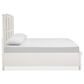 Nicolette Home Willowbrook King Storage Bed in Egg Shell White, , large