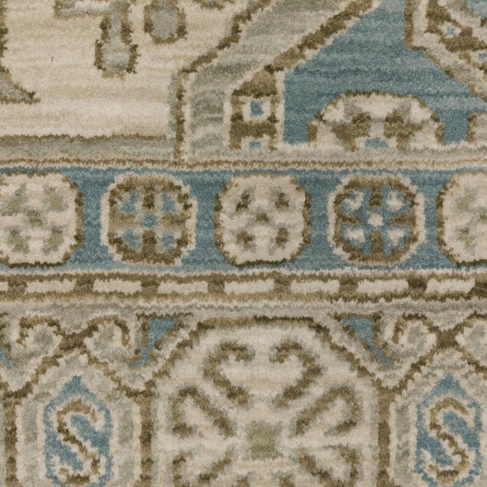 Oriental Weavers Maeve MAE05 Beige and Blue 9&#39;10&quot; x 12&#39;10&quot; Area Rug, , large