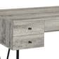 COAST Analiese 2-Piece Desk and Bookcase Set in Black and Grey Driftwood, , large