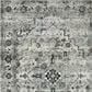 Oriental Weavers Gemini Medallion 6"7" x 9"6" Grey Area Rug, , large