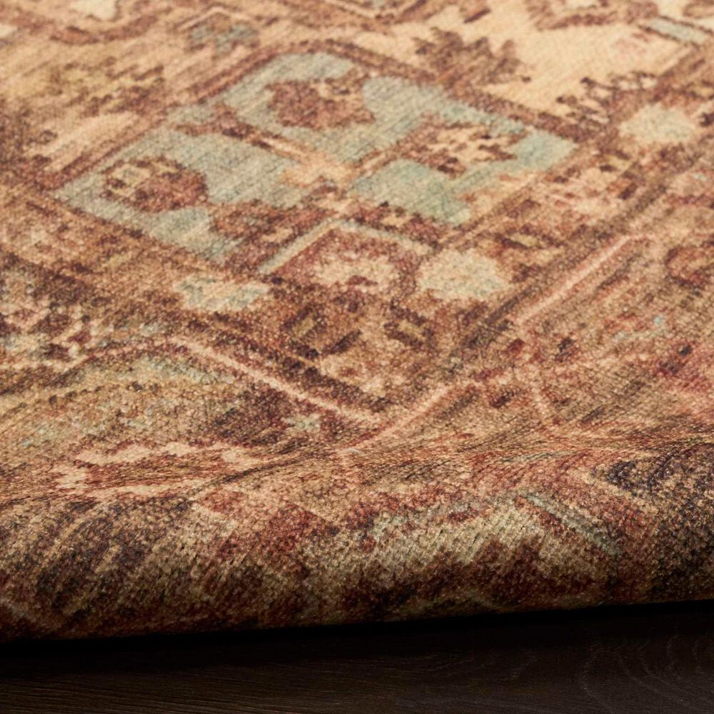 Nourison Vintage Washables Gold 7'10" x 9'10" Area Rug, , large