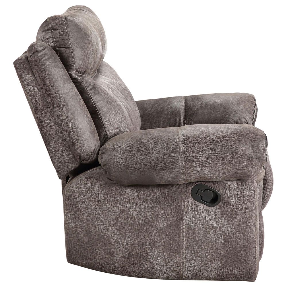 Steve Silver Nashville Manual Swivel Glider Recliner in Grey, , large