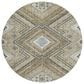 Dalyn Rug Company Portico PO5 Beige 8" Round Area Rug, , large