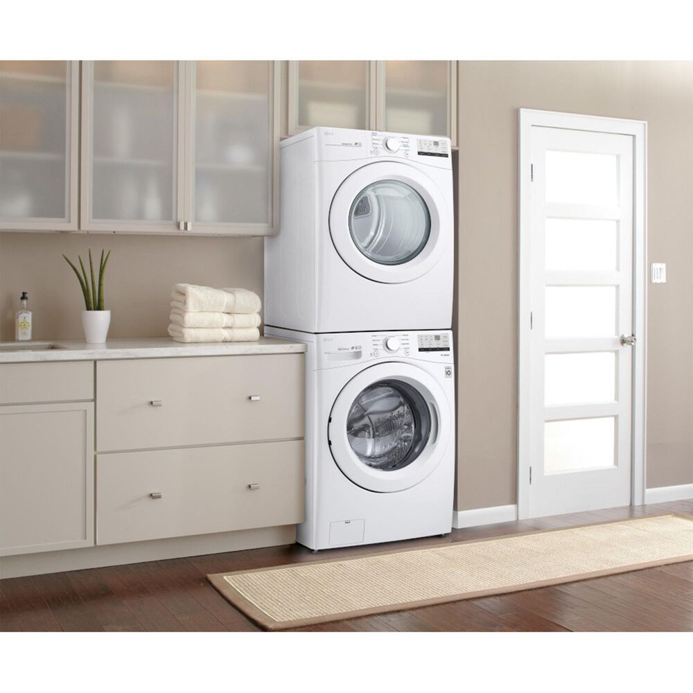 LG 7.4 Cu. Ft. Ultra Large Capacity Gas Dryer in White, , large