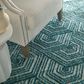Feizy Colton Aqua 5" x 8" Area Rug, , large