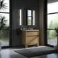 Kohler Solive 36" Single Bathroom Vanity in Light Oak with 2 cm White Quartz Top and Rectangular Sink, , large