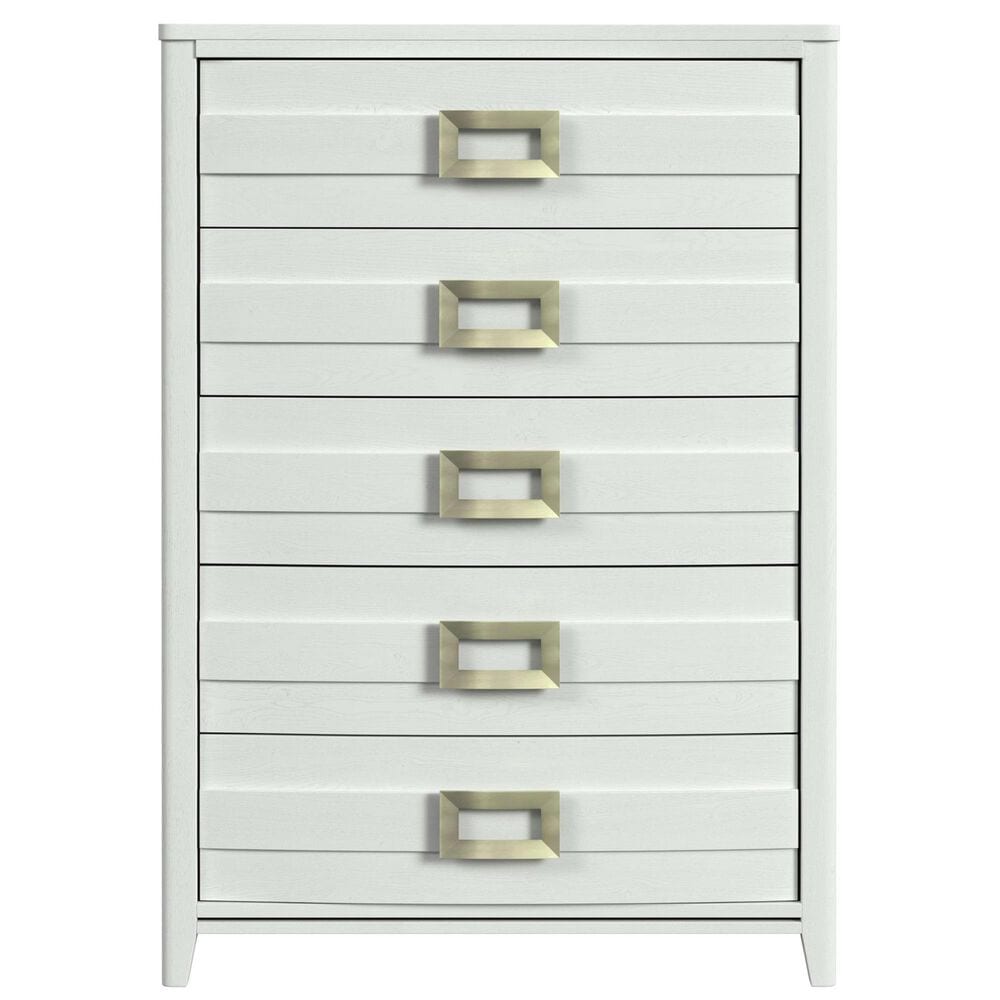 Mayberry Hill Tobias 5-Drawer Chest in White, , large