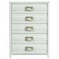 Mayberry Hill Tobias 5-Drawer Chest in White, , large