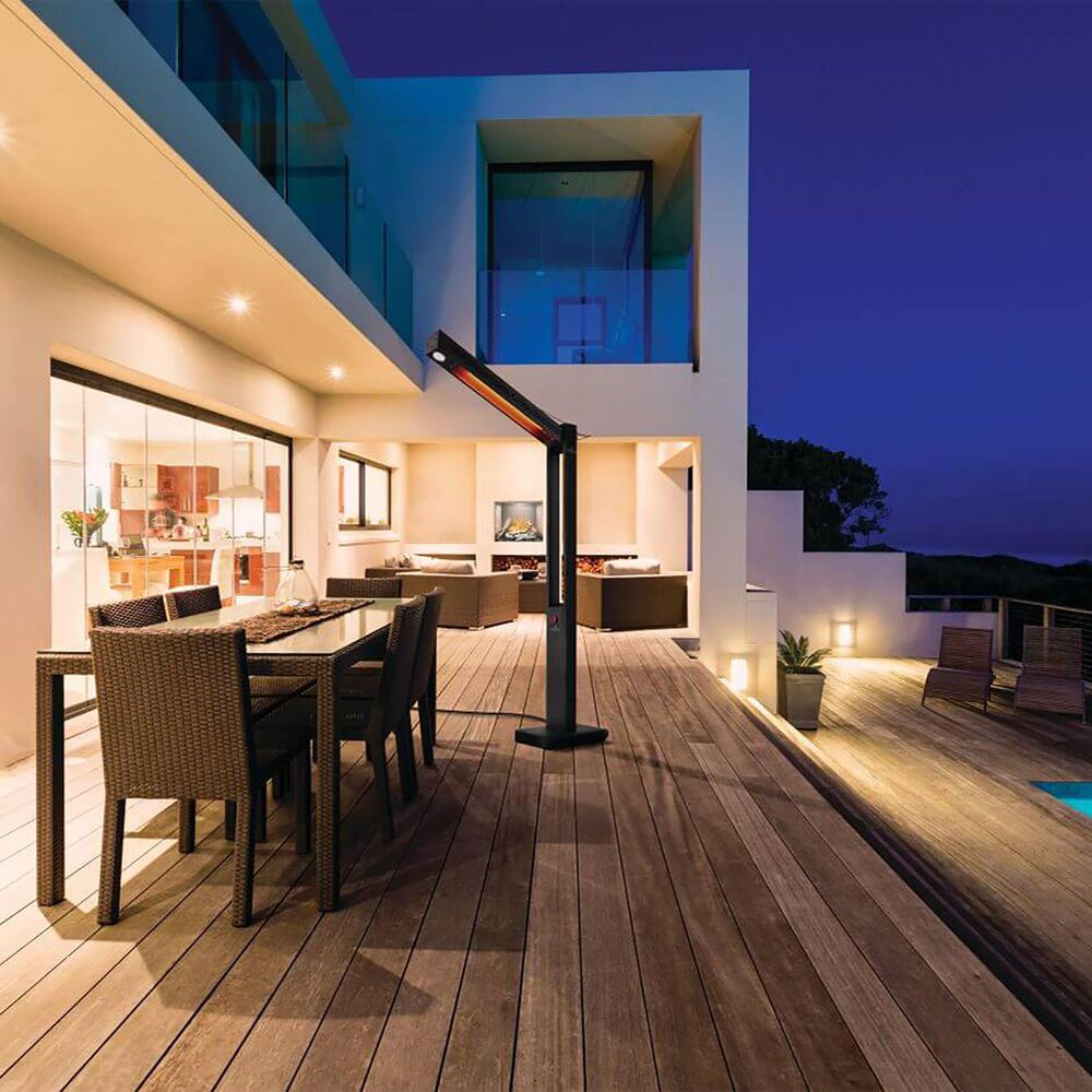 Napoleon Phantom Freestand Outdoor Electric Infrared Heater in Matte Black, , large