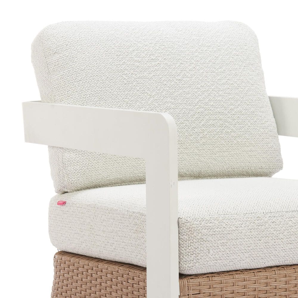 Zuo Modern Gelo Outdoor Swivel Chair in White, , large