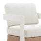 Zuo Modern Gelo Outdoor Swivel Chair in White, , large